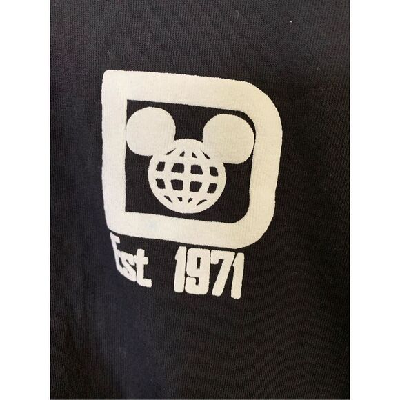 Disney World Spirit Jersey long sleeve sweatshirt black size medium - Picture 3 of 5